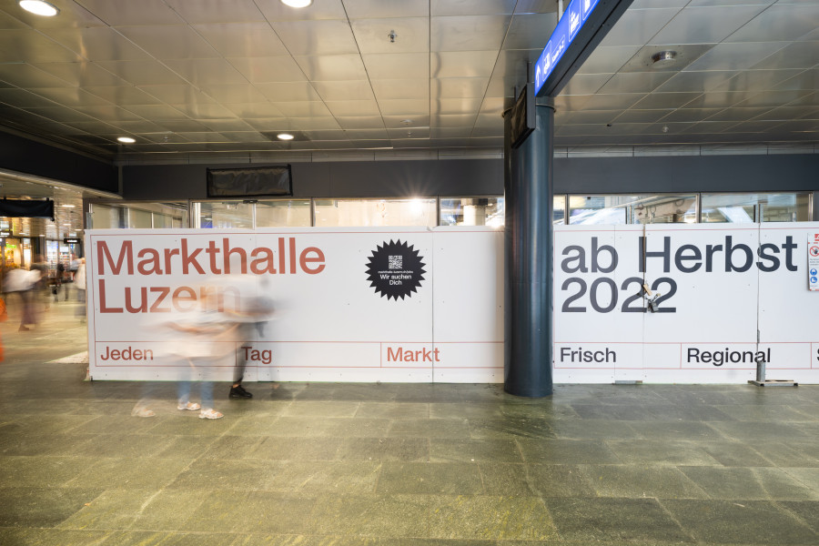 Im Bahnhof Luzern hat der Umbau begonnen.